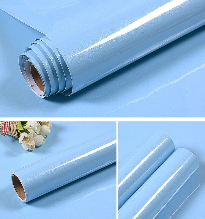 Orange Blue Green Glossy Peel And Stick Wallpaper 60cm 120cm Countertop Wallpaper