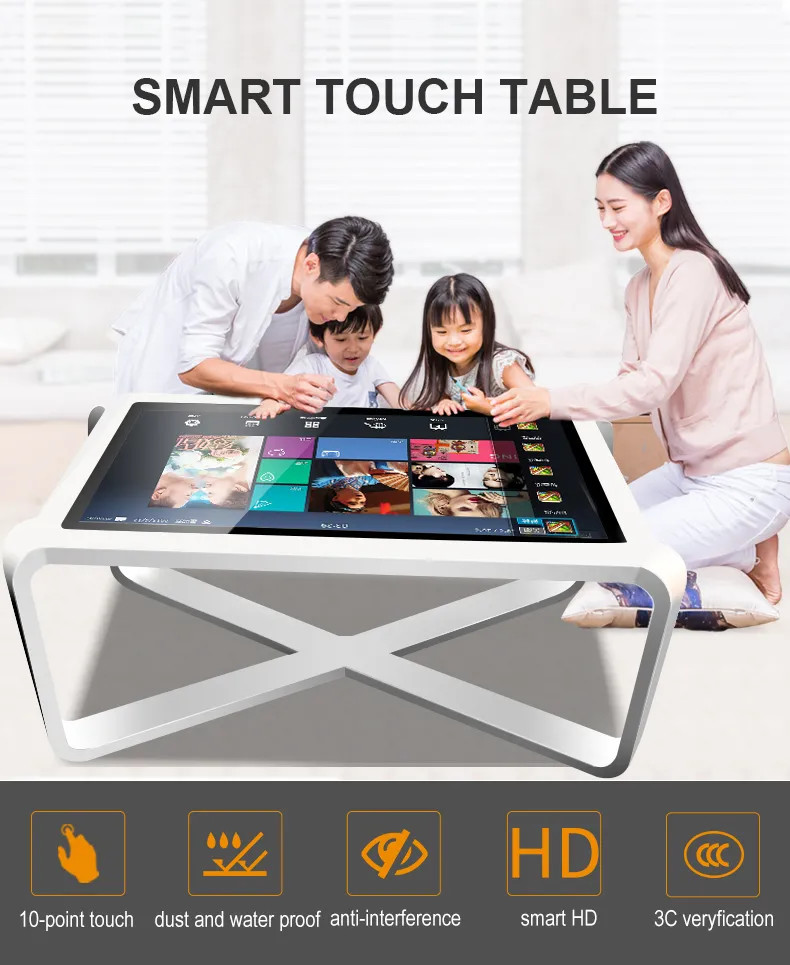 High Quality 49" Board Game Touch Table Self Service Kiosk With Good Price