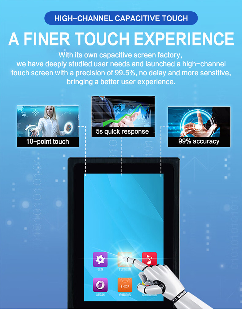Ethernet Connectivity Self Service Kiosk With Thermal Printer 58mm 80mm Customizable