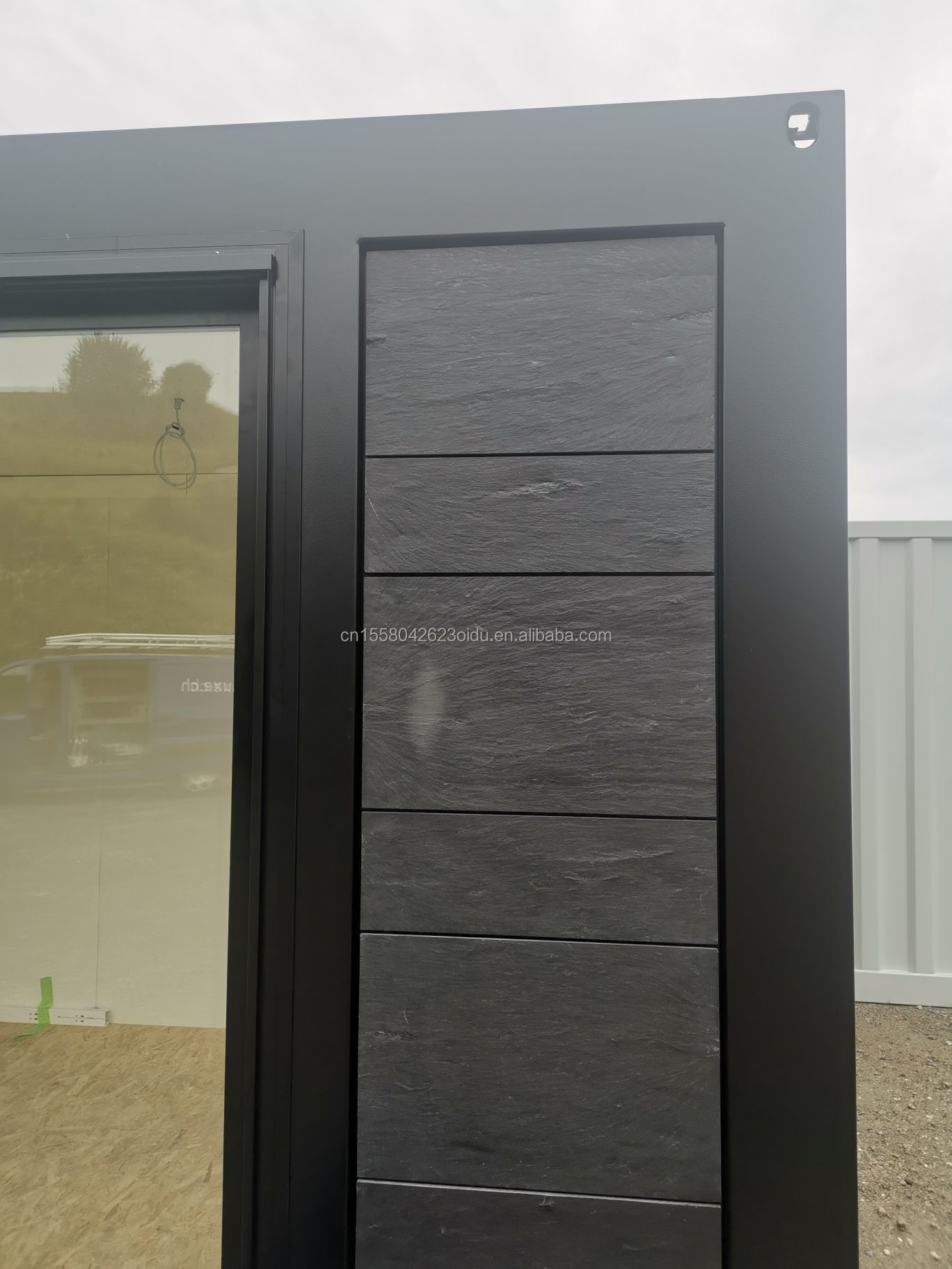 Aluminum Alloy Windows Used in 20 Foot Luxury Prefabricated Wooden House with Kitchen and Bathroom