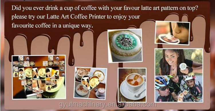 Food Beverage Shops Benefit from Multi Function Coffee Printer 3D Edible Food Printer