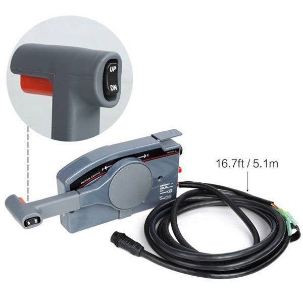 7 Pins outboard steering controls , IP65 Boat Engine Controls