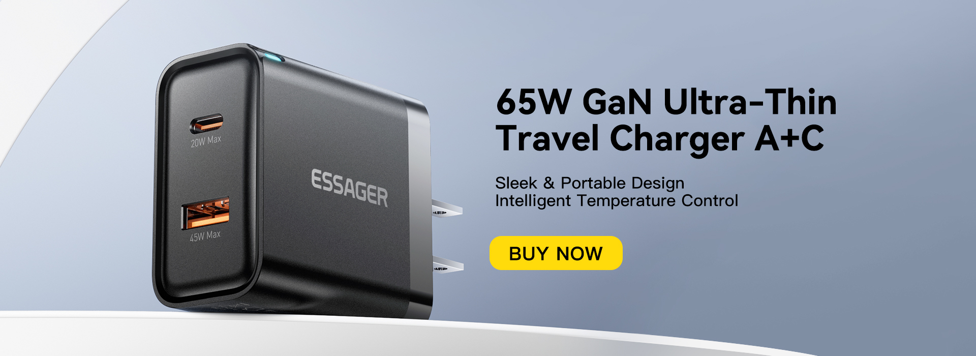 ESSAGER ES-CD43 Series 65W Phone Charger Best Portable Charger