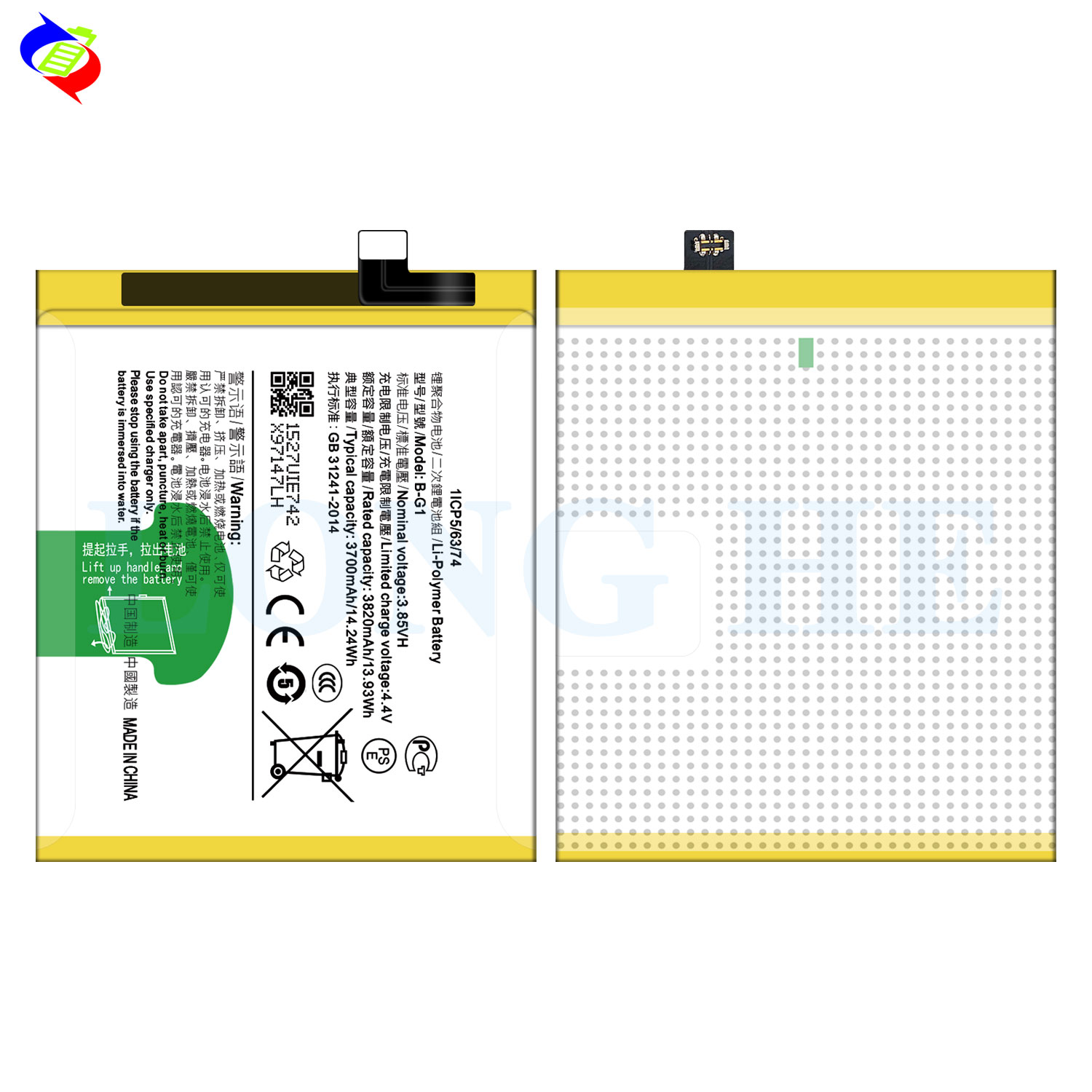 Stock OEM B-G1 100% Original Li-ion Polyer Rechargeable Cell Phone Battery for Vivo V15 Pro 3700mAh