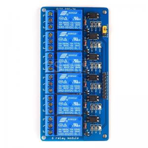  lot 6 channel relay module 6-channel relay control board with optocoupler Manufactures