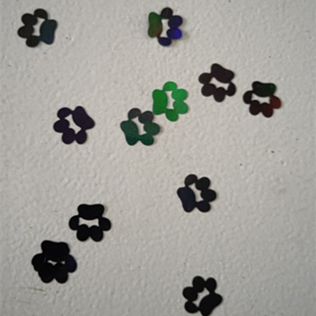 Cartoon Dog Paw Glitter Shaped Silicone Decoration Fashionable for Chinese Year Bag Decoration