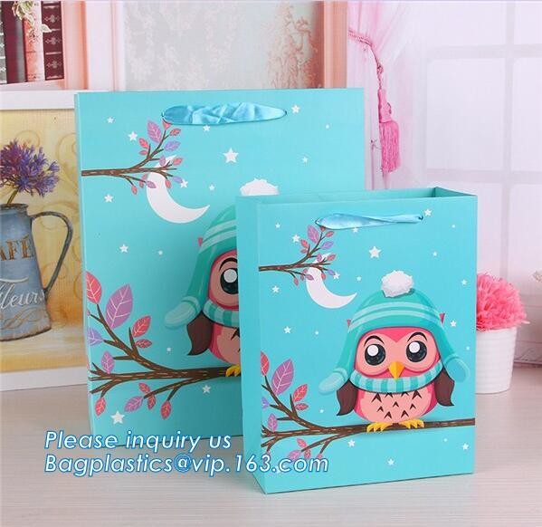 Luxury Paper Gift Carrier Shopping Bag Party Bag with Handles,printed paper carrier bag for apparel shopping bag, bageas