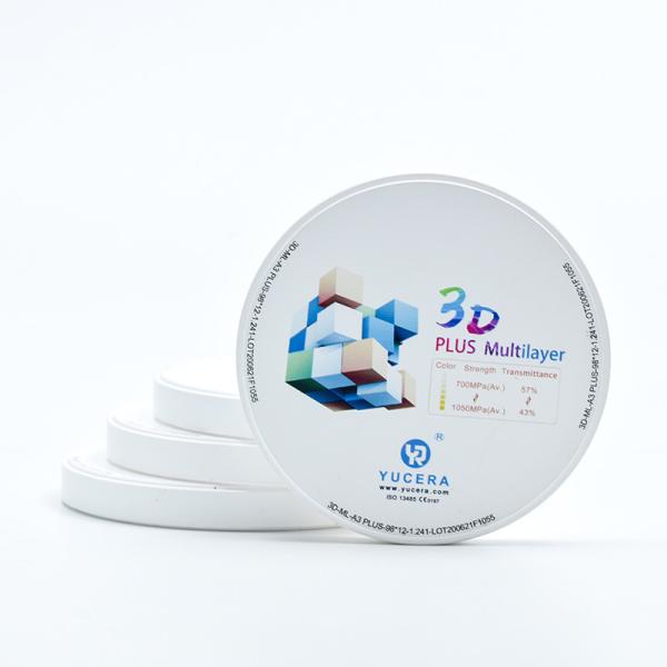 YUCERA Ceramic Durable Multilayer Zirconia Block Classic VITA 16 Shades