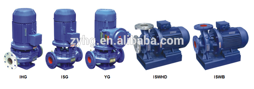 ISG Vertical Centrifugal Chemical Pump Single Stage Single Suction Centrifugal Pump