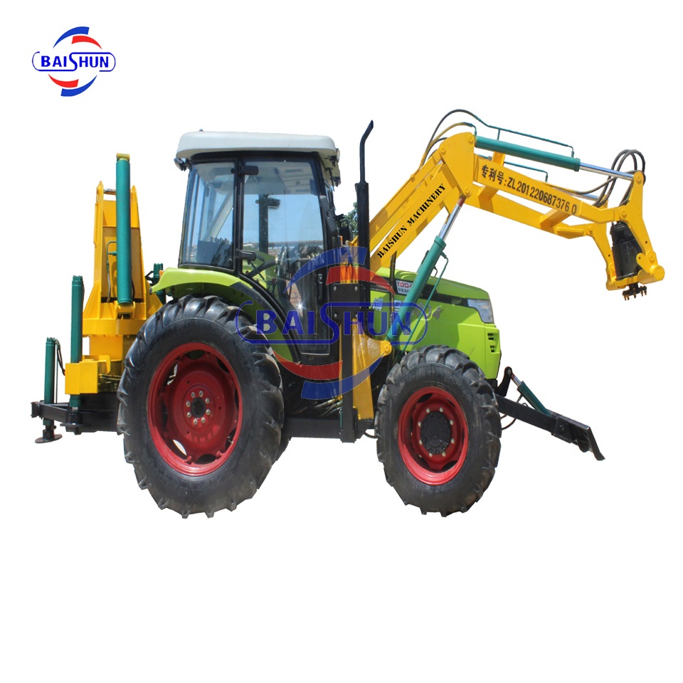 BS1004 Hydraulic Digging Intergrated Machine for Pole Erection