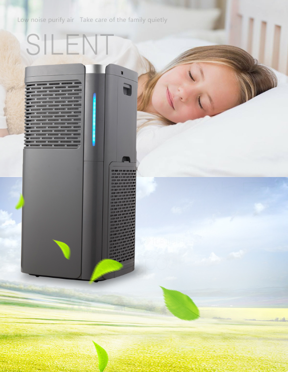 Homefish OEM Luftreiniger Tuya WIFI Air Cleaner H13 HEPA Air Purifiers CADR 980m3/h Air Purifiers for Home Large Room