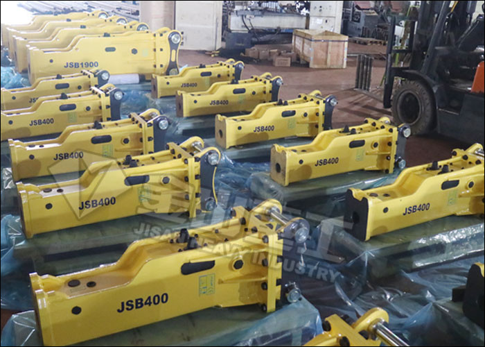 Powerful Strike Hydraulic Rock Breaker Excavator / Mounted Rock Drill Machine