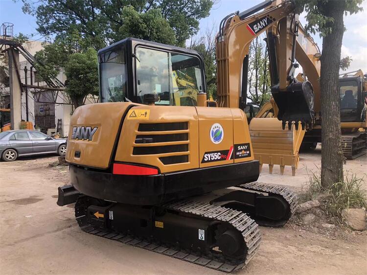 5ton SY55C Sany Excavator in with 5780KG Operating Weight and 0.23m3 Bucket Capacity