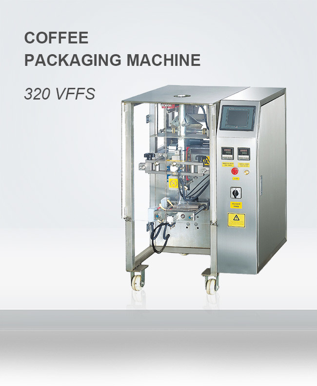 80bpm Vertical Form Fill Seal Packaging Machine For Coffee