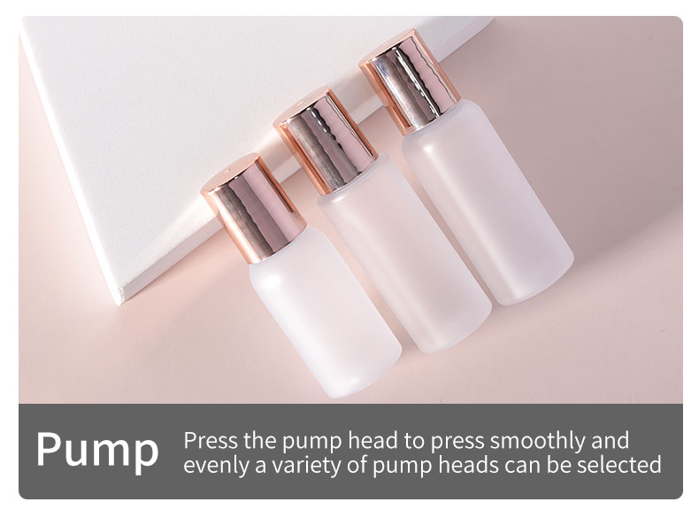Customized 100ml Plastic Cosmetic Bottles Empty Aromatherapy Bottle With Electroplate