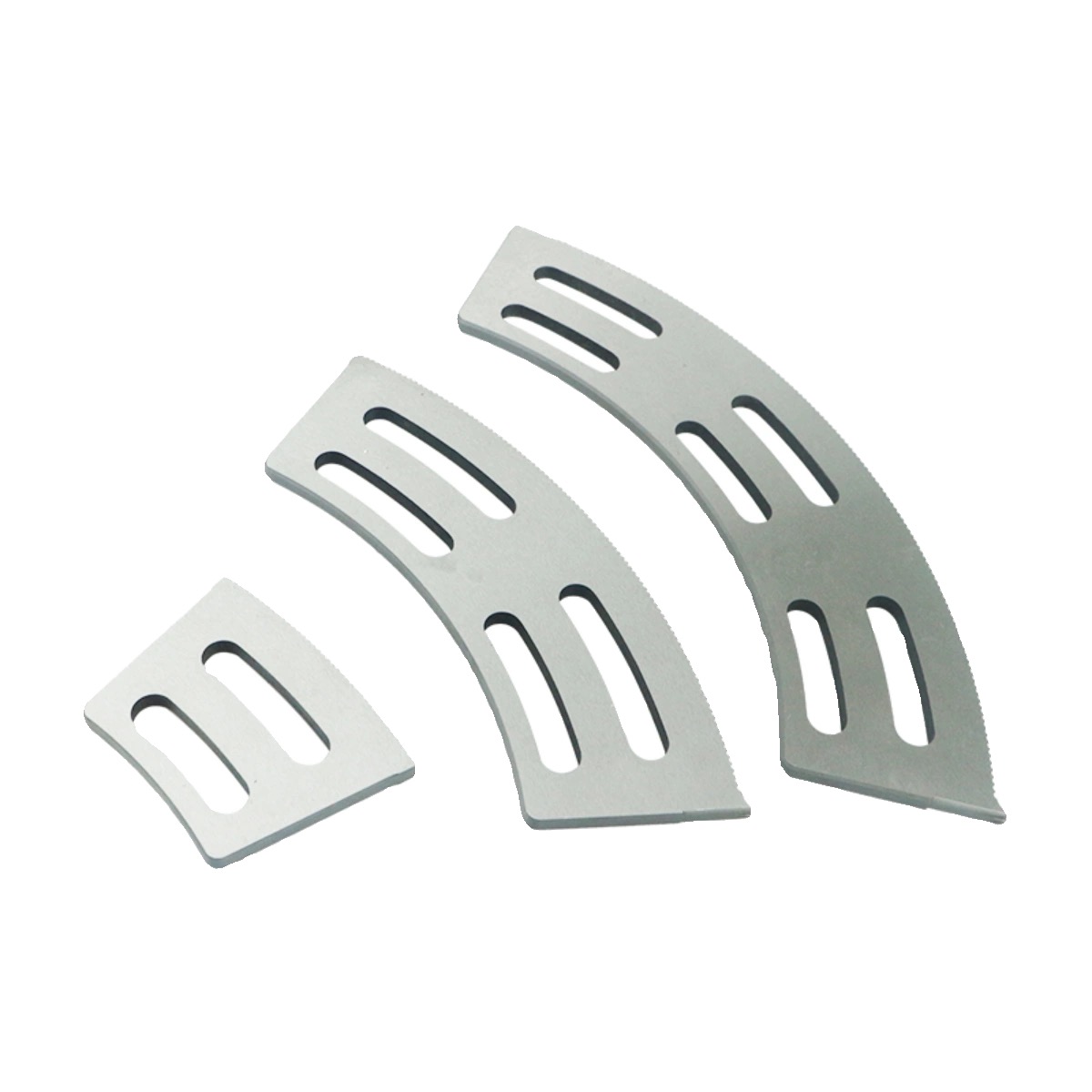 SKD-11 Corrugated Board Slotting Knife OEM / ODM Arc Shaped Carton Box Machine Serrated Slotter Blade