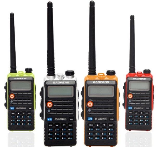 Long Range Amateur Two Way Radio 8W Uv-B2+ UHF 2800mah Battery Handy Am/Fm