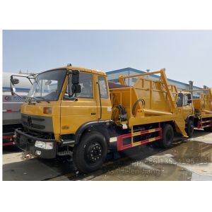 Dongfeng 4X2 170HP 10cbm Swing Arm Skip Loader Garbage Truck