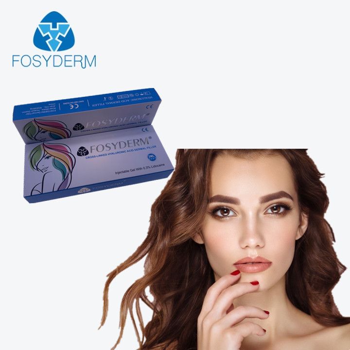 Facial Skin 2ml Dermal Filler Injections Hyaluronic Acid Deep Clear