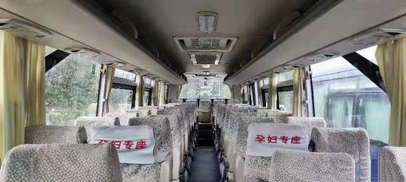 Electric GTZ6112 Used Coach 48 Seats Buses Left Hand Drive Luxury Sleeper Bus