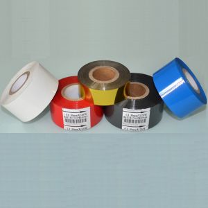  Black 30mm width 120M length hot stamping foil date coding ribbon with MSDS certification Manufactures