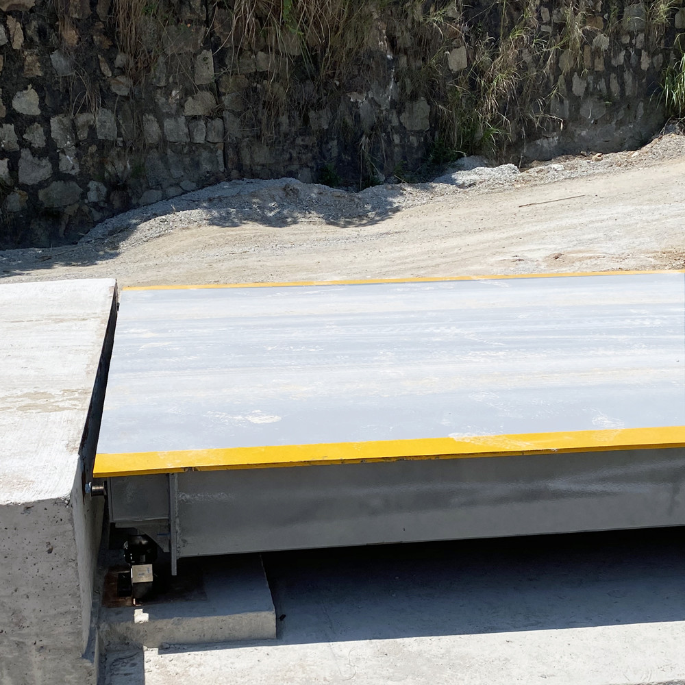LCD Display 100 Ton Weighbridge Export Truck Scale