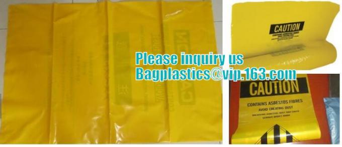 BUILDING FILMS, Asbestos bag, PE asbestos bag, building waste bag asbestos bag, building waste bag asbesto, rubble sacks