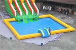 Durable Big Superman Air Inflatable Aqua Park With Slide For Amusement