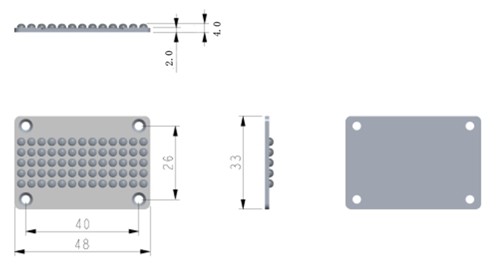 COB 5020 405nm UV LED Module For Wood Curing Painting