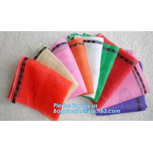 raschel mesh bag for onions,potatoes, other vegetables,PE raschel mesh bag for
