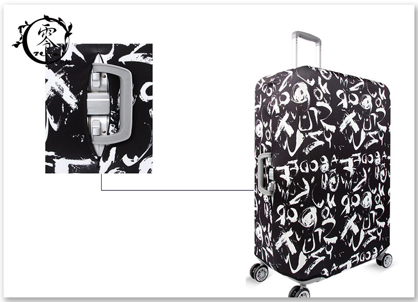 Cute Brown Bear Yellow Duck Luggage Case Cover Custom Digital Printed Suitcase Protector Cover