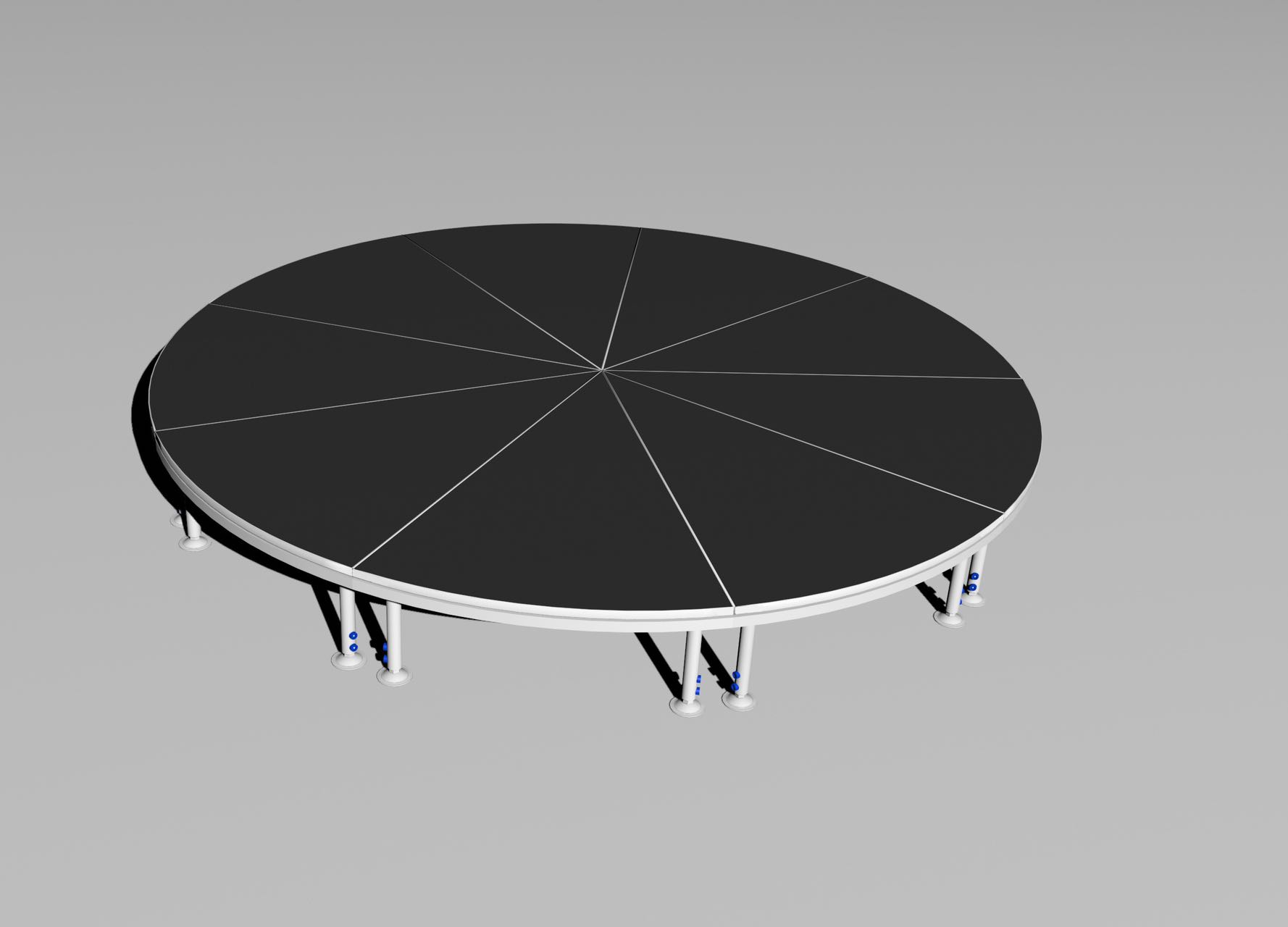 Lightweight Portable Aluminum Stage Platform Quick Assembly For Concerts