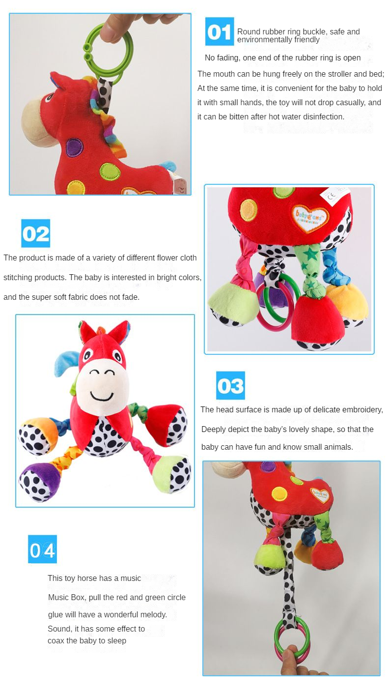 18cm-34cm Baby Plush Toy Soft Plushie Music Talking Plush Toy Lightweight