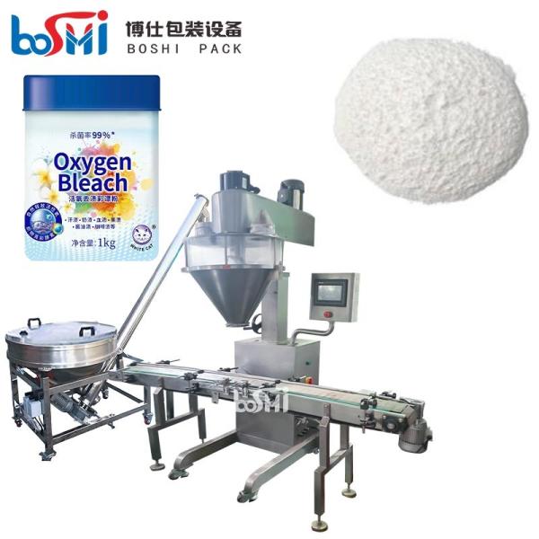 Multifunction Semi Automatic Bottle Filling Machine For Washing Powder Laundry