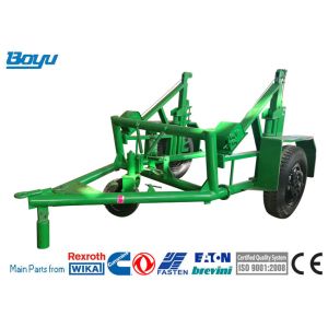  30kN Reel Carrier Trailer Transmission Line Stringing Tools For Cable Drum Hauling Reel Manufactures