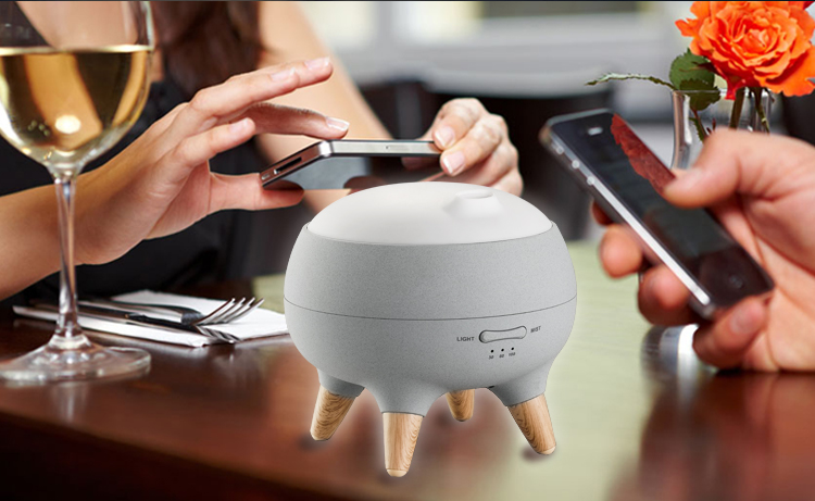Home Intermittent Mist 250ml Portable Ultrasonic Air Humidifier