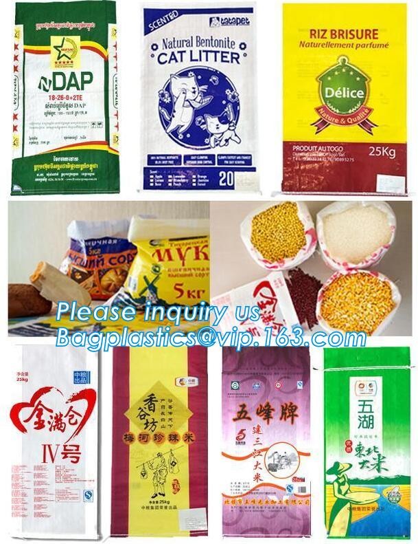 China manufacture high quality free sample recycled printed pp woven bag,beef cattle feed bag BOPP Laminated PP Woven Ba