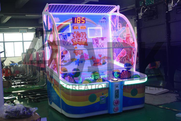 Game Center Kids Arcade Basketball Game Machine Coin Operated China Manufacturer