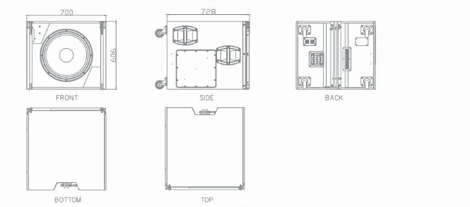 18"&12" subwoofer line array speaker LAV128B