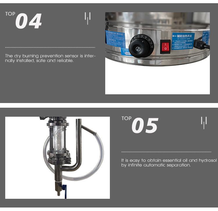 Essential Oil Extractor Lab Distillation Equipment Distiller Plant seed