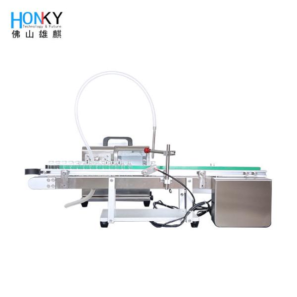 Desktop 5ml Vial Filling Machine Small Filling Line With Bottle Feeding Conveyor