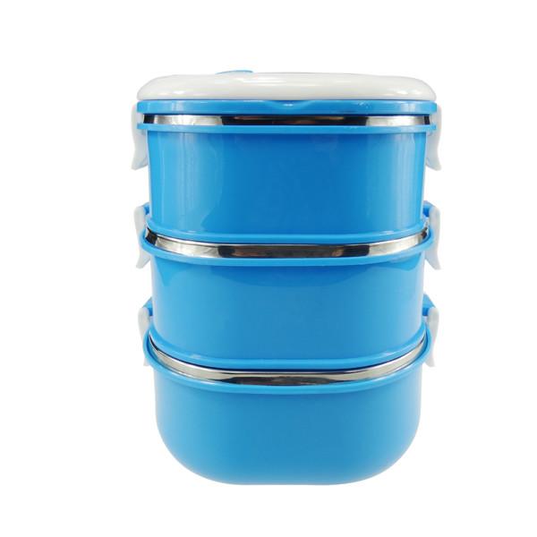 Hot selling colorful stainless steel square food container ,hand pan,food