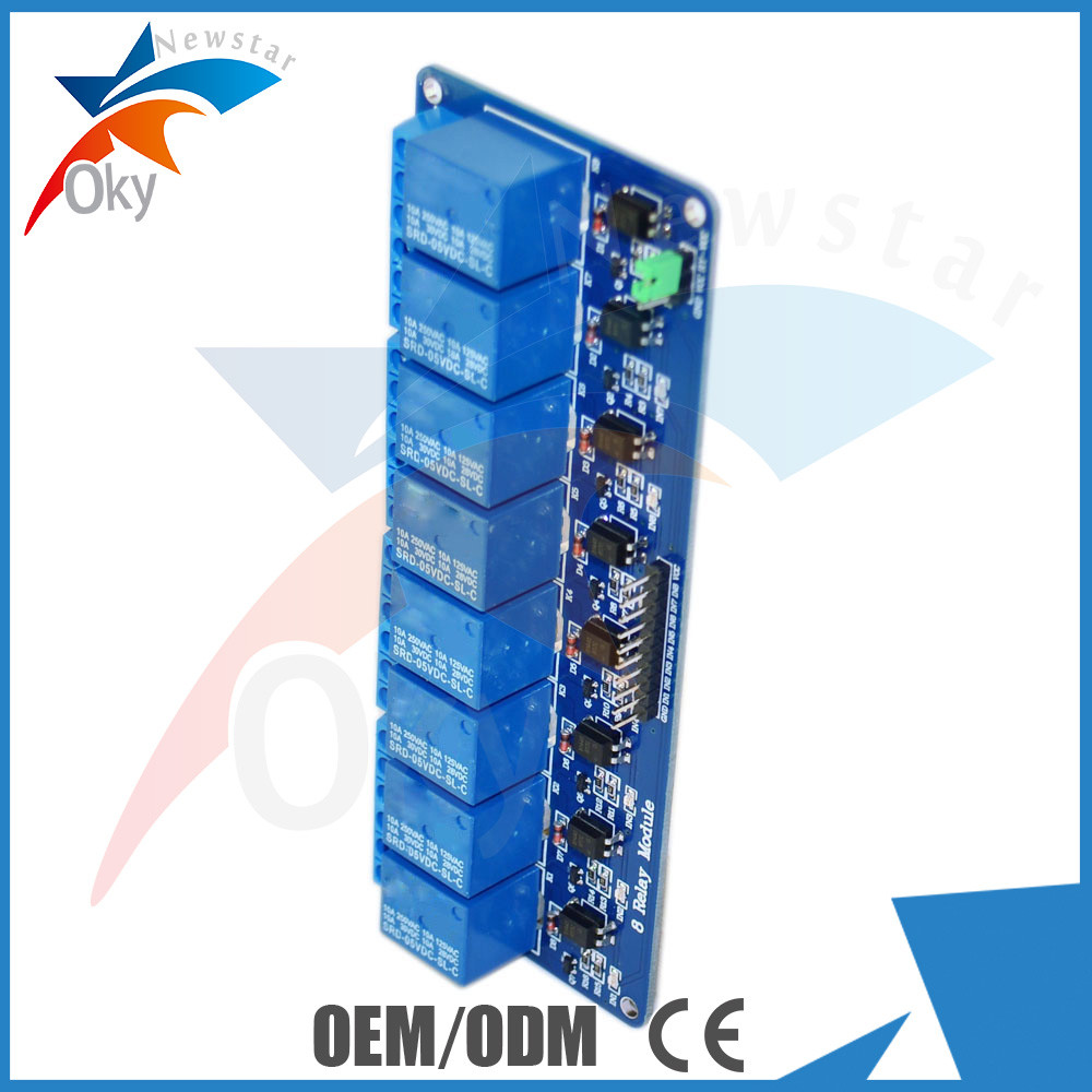 51 AVR MCU Arduino 8 Channel Relay Module DC 12V With Optocoupler