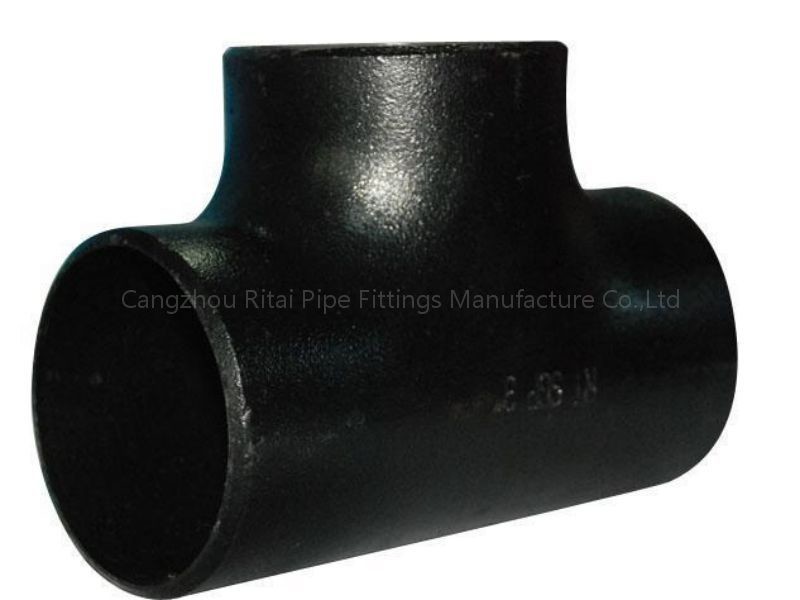 SGP DN1000 Black Pipe Reducing Tee , Carbon Steel SCH 10 Butt Weld Equal Tee
