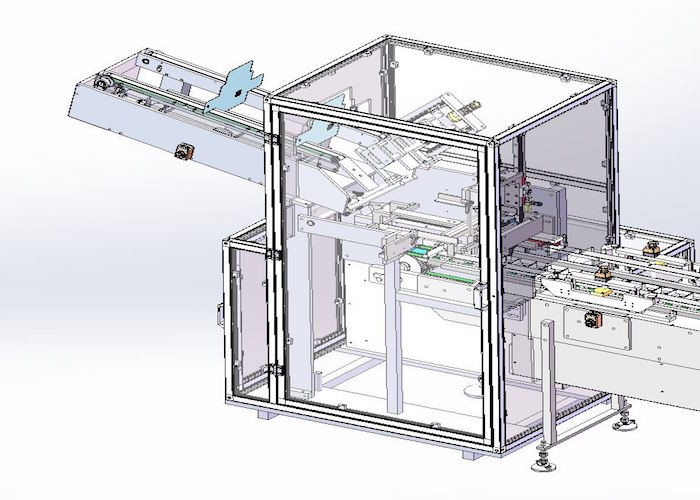 PLC 3000pcs/Hour Cosmetics Horizontal Cartoning Machine