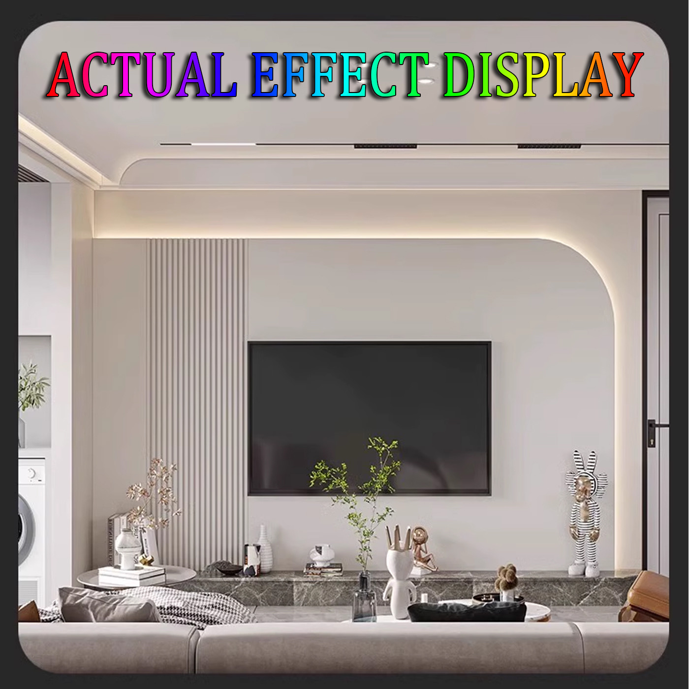24V Low Voltage Bare Board Led Light Strip Self-Adhesive Light Trough 20 Meters No Voltage Drop 12V Three-Color Soft Light Strip Linear Light Source