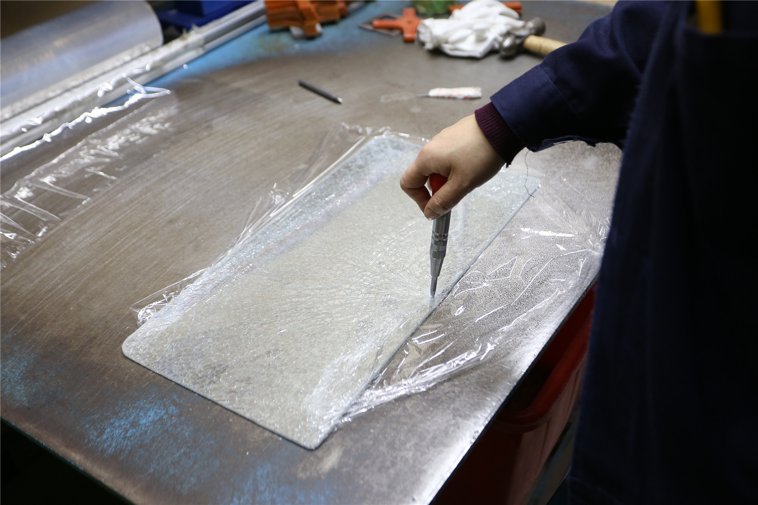 Corrosion Resistance Refrigerator Decorative Tempered Glass