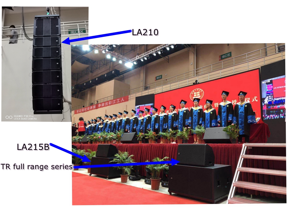 Top quality 15 inch monitor speaker pro audio loudspeaker LA15M
