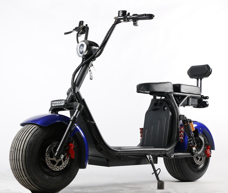 Double Battery Citycoco Big Wheel Electric Scooter 1000W With Hydraulic Disc Brake