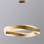 OEM ODM Three-Color Changed LED Commercial Chandeliers 58W 72W